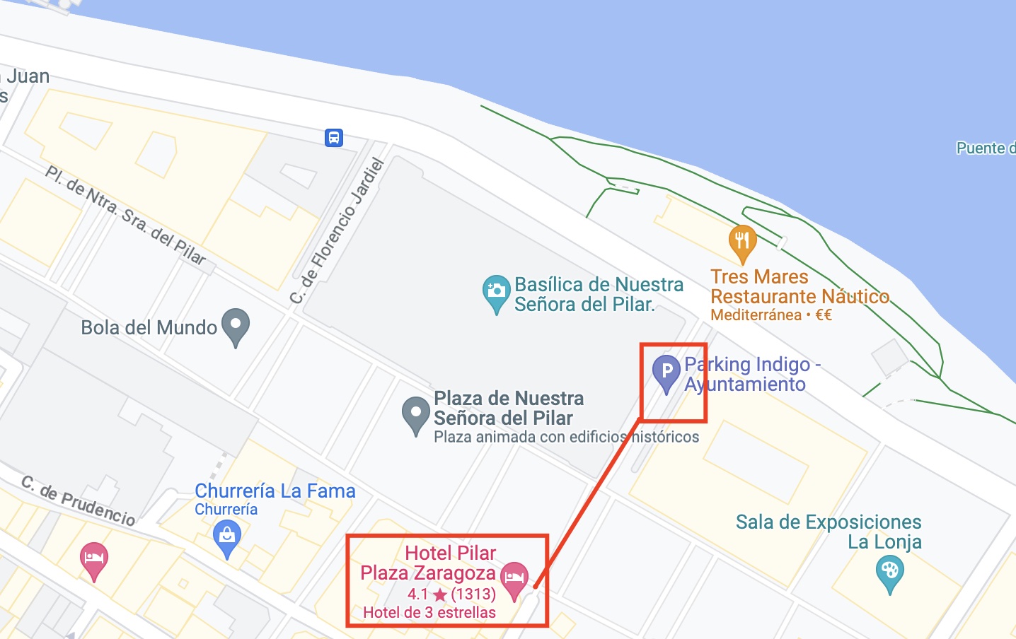 Parking ayuntamiento como llegar